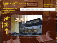 Tablet Screenshot of houseoffortuneplainville.com